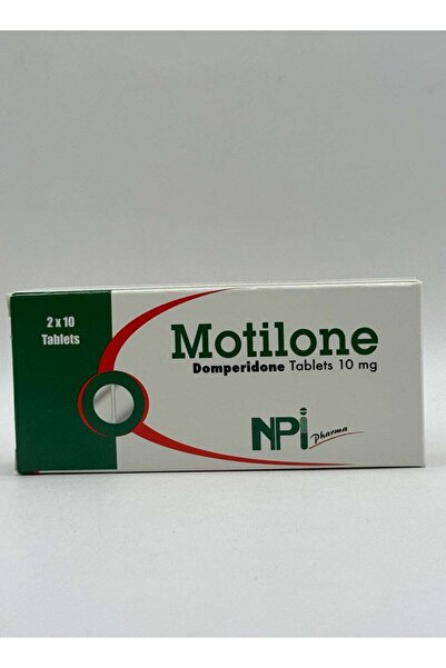 Npi أقراص موتيلون 10 ملغ، 20 قرصًا (تخفيف سريع لعسر الهضم والقيء)