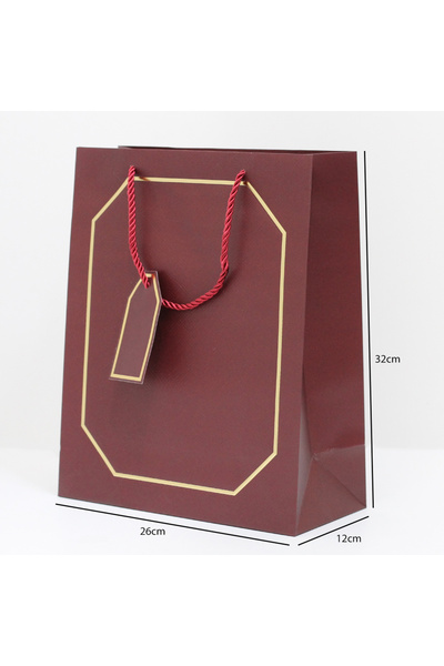 Generic 12 pieces of gold-tone framed gift bags