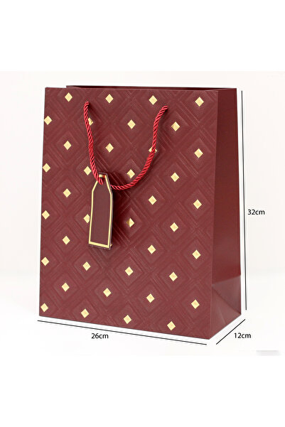 Generic 12 pieces of gold-colored polka dot decorative gift bags