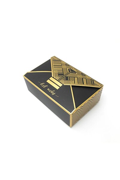 Generic 12 pieces of luxury gift box with an envelope design, black color