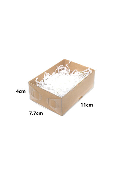 Generic 12 pieces of cardboard boxes with transparent lids
