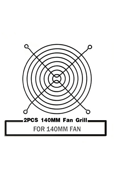 Choice3 شبكة حماية معدنية للمراوح 140 مم LDPCSJ قطعتان 60 مم 120 مم 140 مم وا...