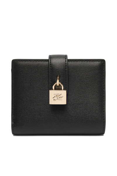 Karl Lagerfeld wallet woman Black/Gold 992 B1W32047