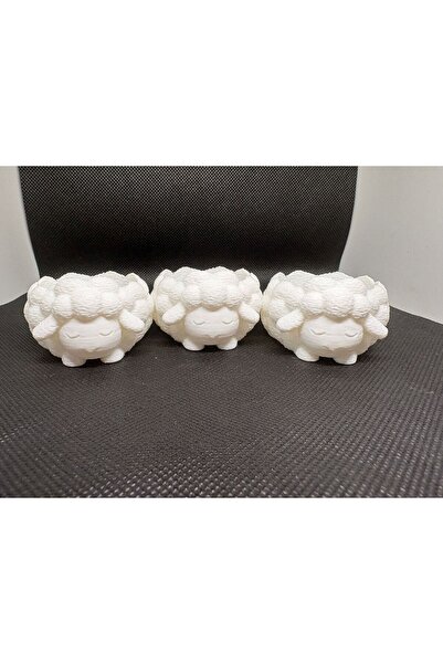 3DBoyuthane Uykucu Koyun Işıklı Mini Mumluk
