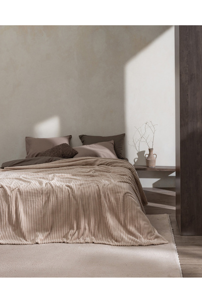 Madame Coco بطانية كوربو تيك سينجل ويلسوفت المسطحة - بيج