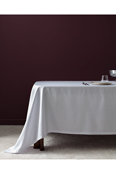 Madame Coco Ancella Tablecloth - White - 160X300 cm