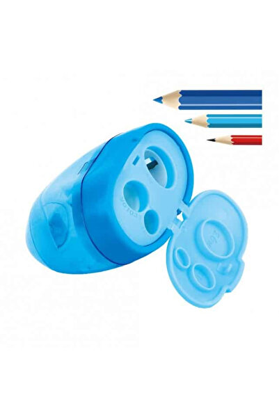 KEYROAD Tris Jumbo sharpener, plastic 3 holes, with reservoir