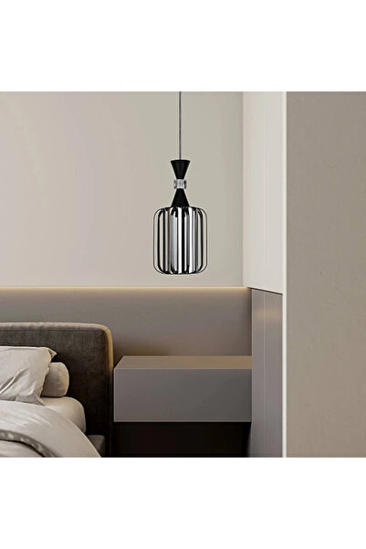 Humer نجف علاقي مودرن اسود E27*1