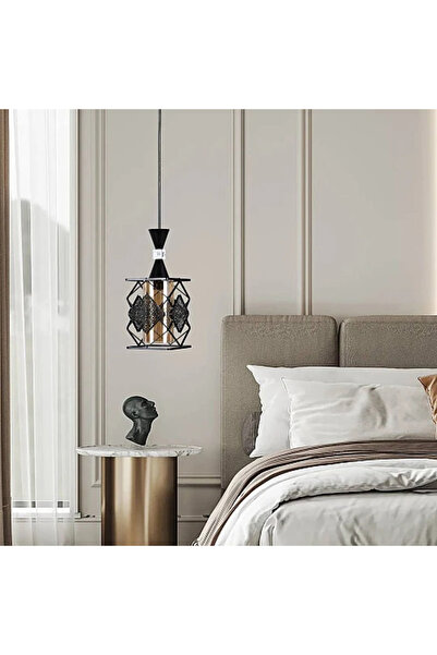 Humer Modern black hanging chandelier E27*1