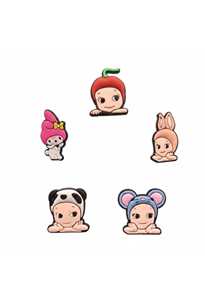 Otto Common 5 pcs Colorful Shoe Charms Set – Fun Decorative Accessories for C...