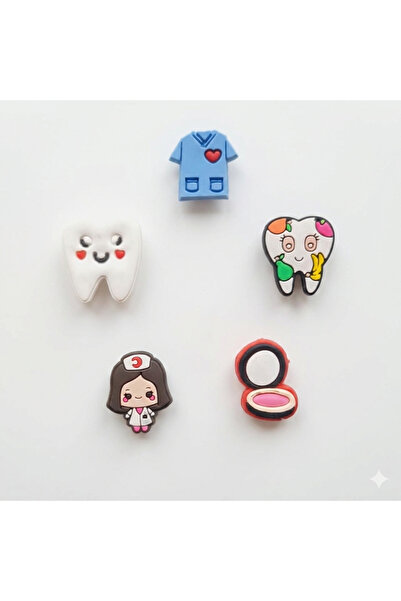 Otto Common 5 pcs Colorful Shoe Charms Set – Fun Decorative Accessories for C...