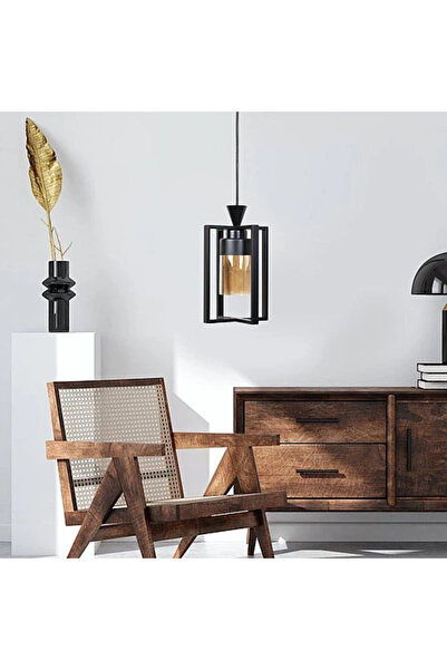 Humer نجف علاقي مودرن اسود E27*1