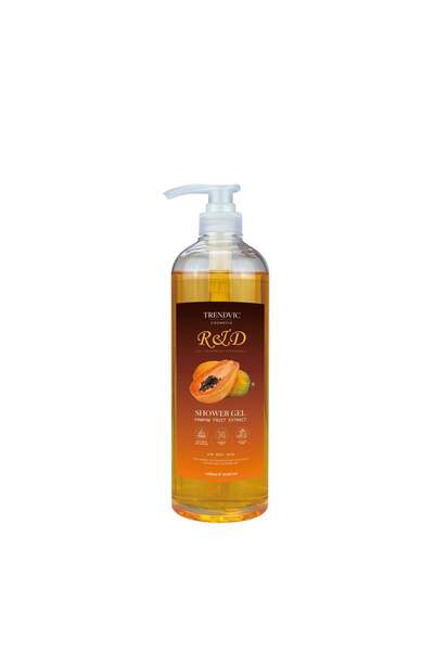OEM Gel de duș Trendvic Cosmetic – Extract de fructe de papaya, 1000 ml