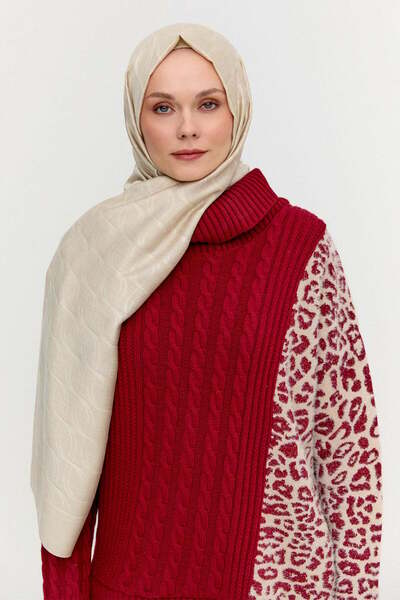 Setrms Sarmal Desenli Modal Yün Şal