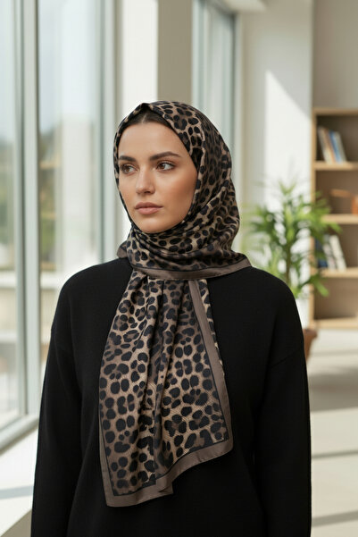 Onur شال - شال جديد من قماش ناعم بنقشة الفهد موسمي منتج عالي الجودة من متجر أ...