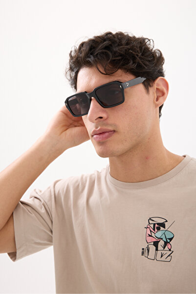 Chunky Frame Abel Unisex New Season Ultra Light Gradient Uv400 Rectangular Pl...