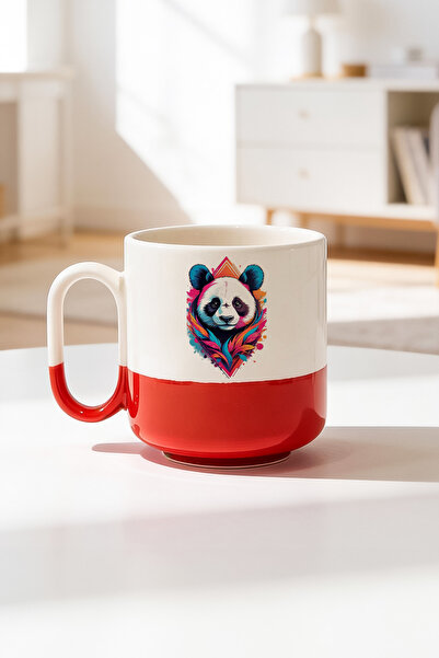 BB TRADE Ceramic Printed Pro Mug with Cute Panda Design 330ml