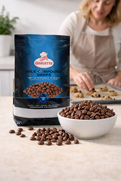 Katsan Ovalette Sütlü Damla Kokolin Çikolata 2 KG