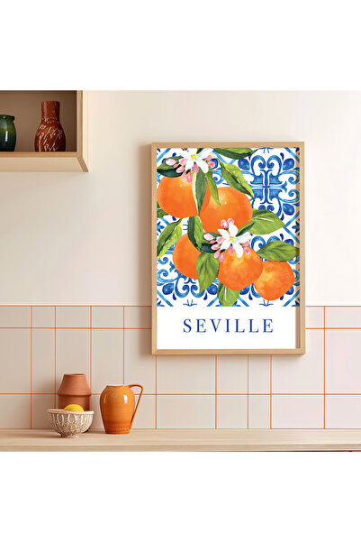 Vetro Design Drveni poster sa okvirom Sevilje