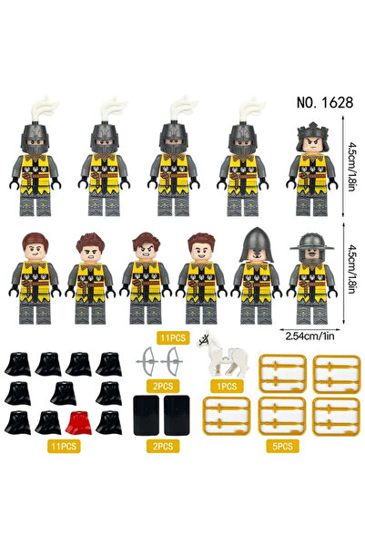 Choice3 قامت فرقة العصور الوسطى m1628 بتجميع الألعاب والدروع والتماثيل والدمى...