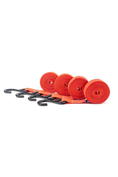 CarGuard Set 4 chingi cu clichet 680 kg/chinga, TUV/GS, 25 mm x 4.5 m