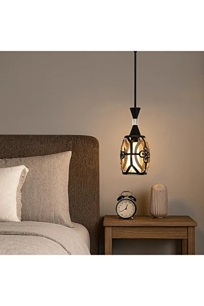 Humer Modern black hanging chandelier E27*1