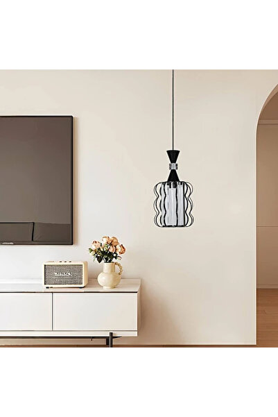 Humer Modern black hanging chandelier E27*1