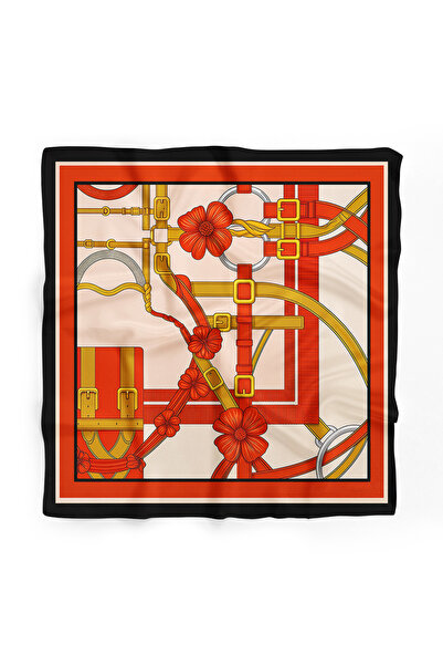 D scarf Red Elegance Scarf Bandana