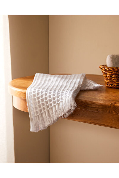 Madame Coco Marlie 2-Pack 100% Cotton Hand Towels - White - 30X45 cm