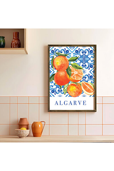 Vetro Design Drveni poster u okviru Algarve