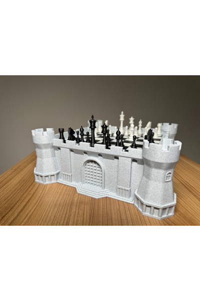 ÖKTEM DESİGN 3D KALE SANTRANÇ TAKIMI