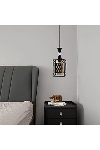 Humer نجف علاقي مودرن اسود E27*1