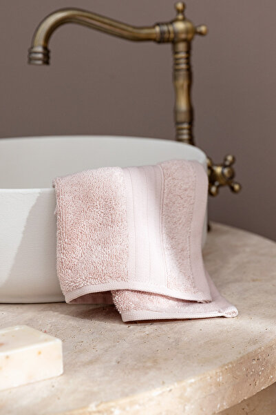 Madame Coco Martha 2-Pack (Tencel) ™ ) Cotton Hand Towel - Powder - 30X45 cm
