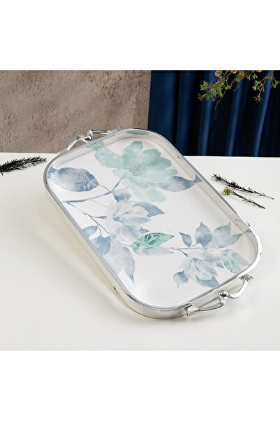 Otantik Floral Rectangular Serving Tray