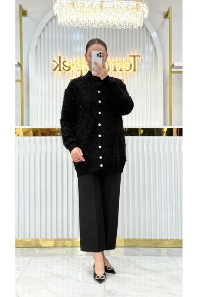 Nefise Korsman Ponpon Sakal Ceket