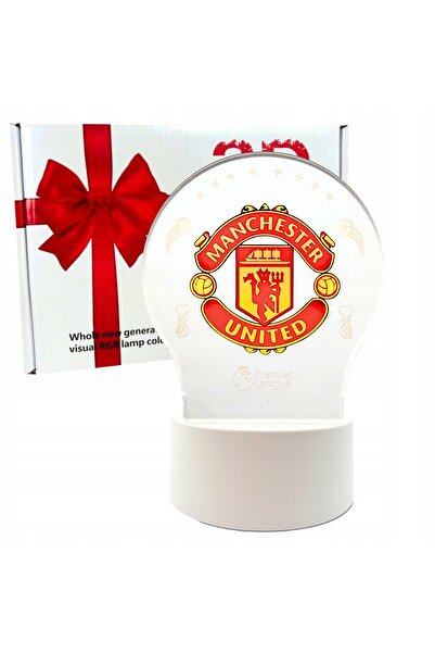 Other Manchester United 3D LED Night Light Desk Lamp for Kids Christmas Gift