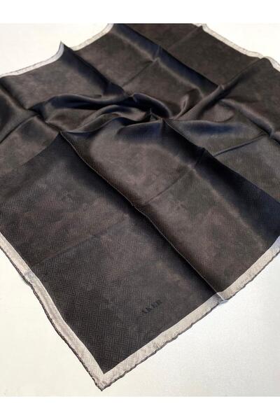 Aker Жаккардов шал от коприна Sura 7208406 - 371 SYR52983 Кафяв лабиринт