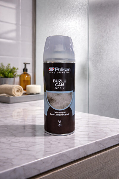 Polisan Buzlu Cam Efekt Sprey Boya 400 ml | Camları Buzlu Görünüme Dönüştürür...