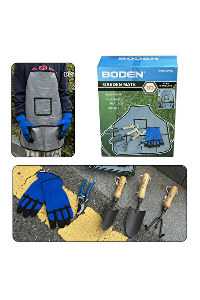 BODEN All-in-One Heavy Duty Gardening Tool Set for Planting, Pruning, and Soi...
