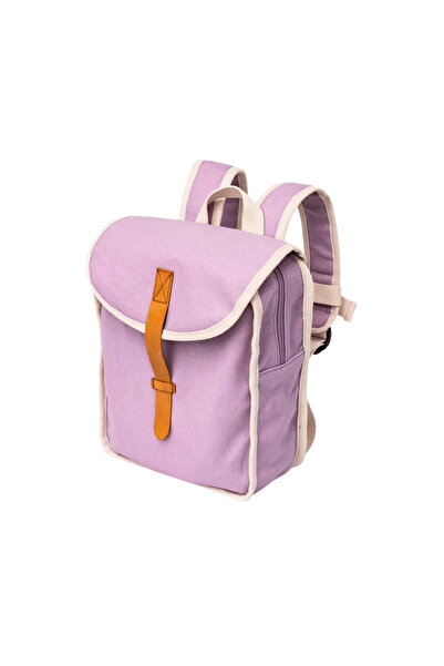 Generic حقيبة ظهر مدرسية متينة وصديقة للبيئة مصنوعة من القطن المعاد تدويره