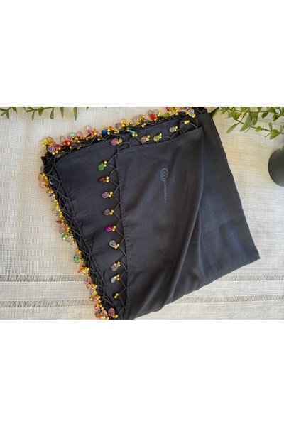 Handmade el işi boncuk işlemeli yazma