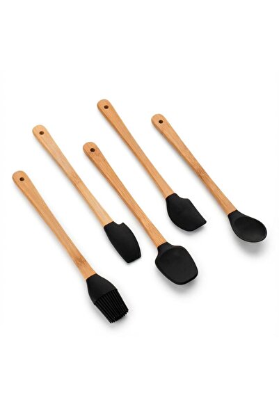 MİEN SİYAH 5 PARÇA MİNİ SİLİKON SET