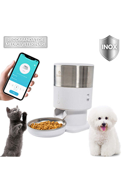SHAW Hrănitor automat pentru animale de companie Smart SHAW® PRO V3 Mini, Cap...