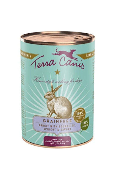 Terra Canis طعام رطب للكلاب والأرانب خالٍ من الحبوب - 400 غرام