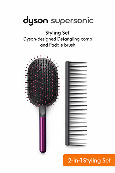 DYSON Styling Set Paddle Brush + Detangling Comb Perie Profesională + Piepten...