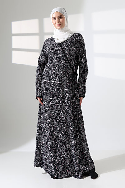 ÖNE BUTİK WOMEN'S SIDE TIE VISKOSE Prayer Dress LIKAPA