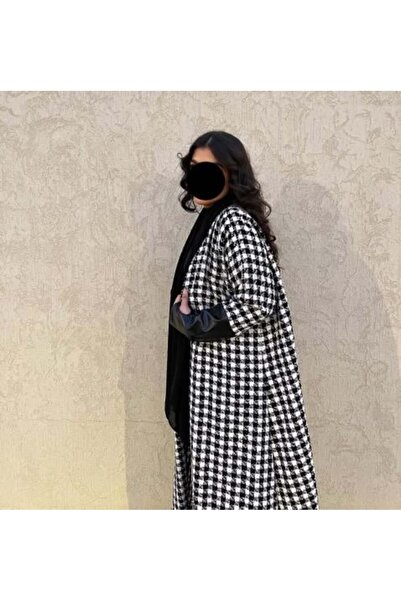 ipeek abaya حقيبة يد سوداء وبيضاء