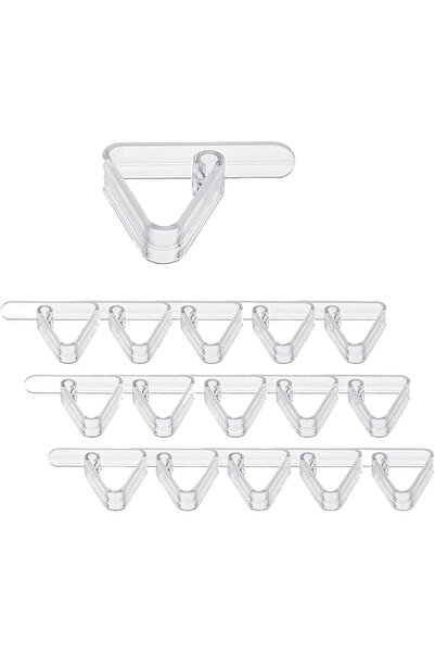 Arabest Tablecloth Clips, Clear Plastic Tablecloth Clips, for Home Wedding Pa...