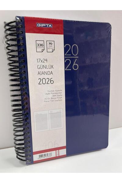 TUZY KIRTASİYE OYUNCAK Gipta 17X24 2026 Daily Agenda