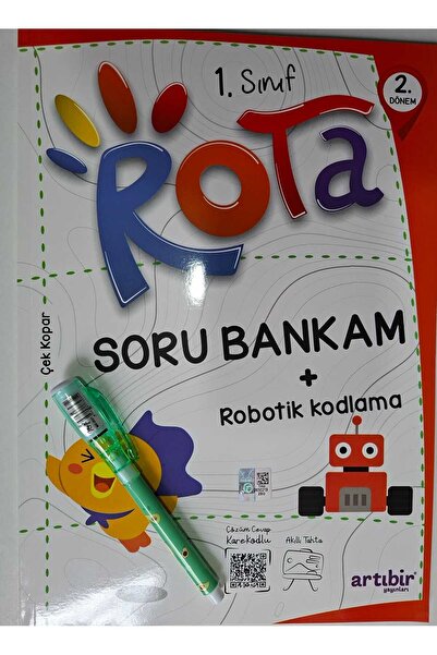 Artıbir Yayınları 1.Sınıf 2.Dönem ROTA Soru Bankam + Robotik Kodlama -2026- ı...